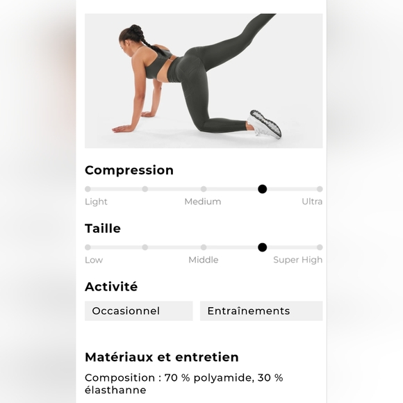 Fanka High-Waisted Black Leggings - Picture 9 of 10